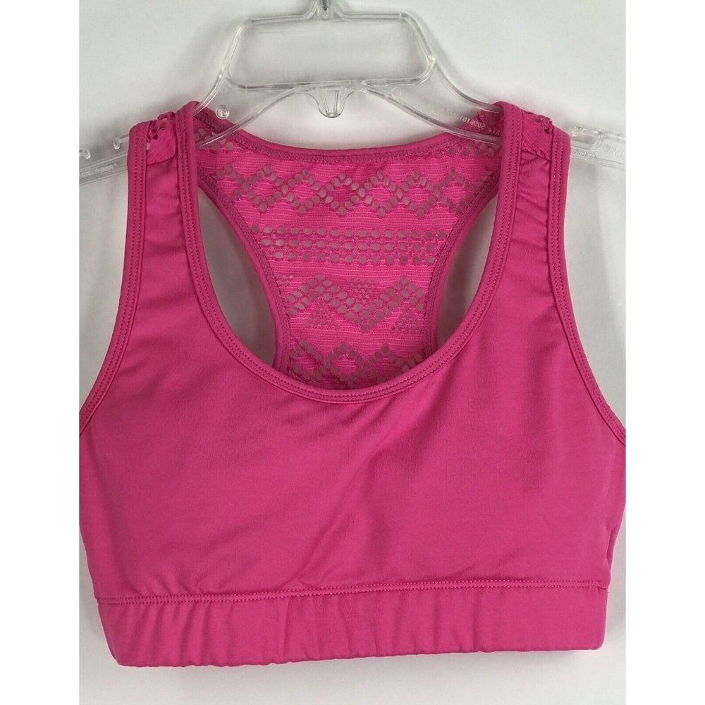 Zyia Bomber Sports‎ Bra With Pads Hot Pink Size XS